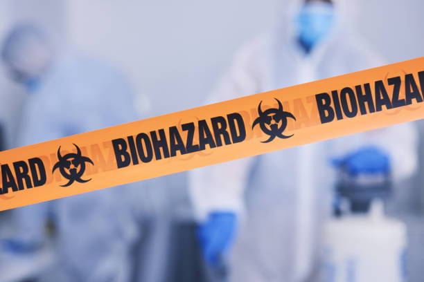Professional Blood Cleanup technician working in Commerce, TX